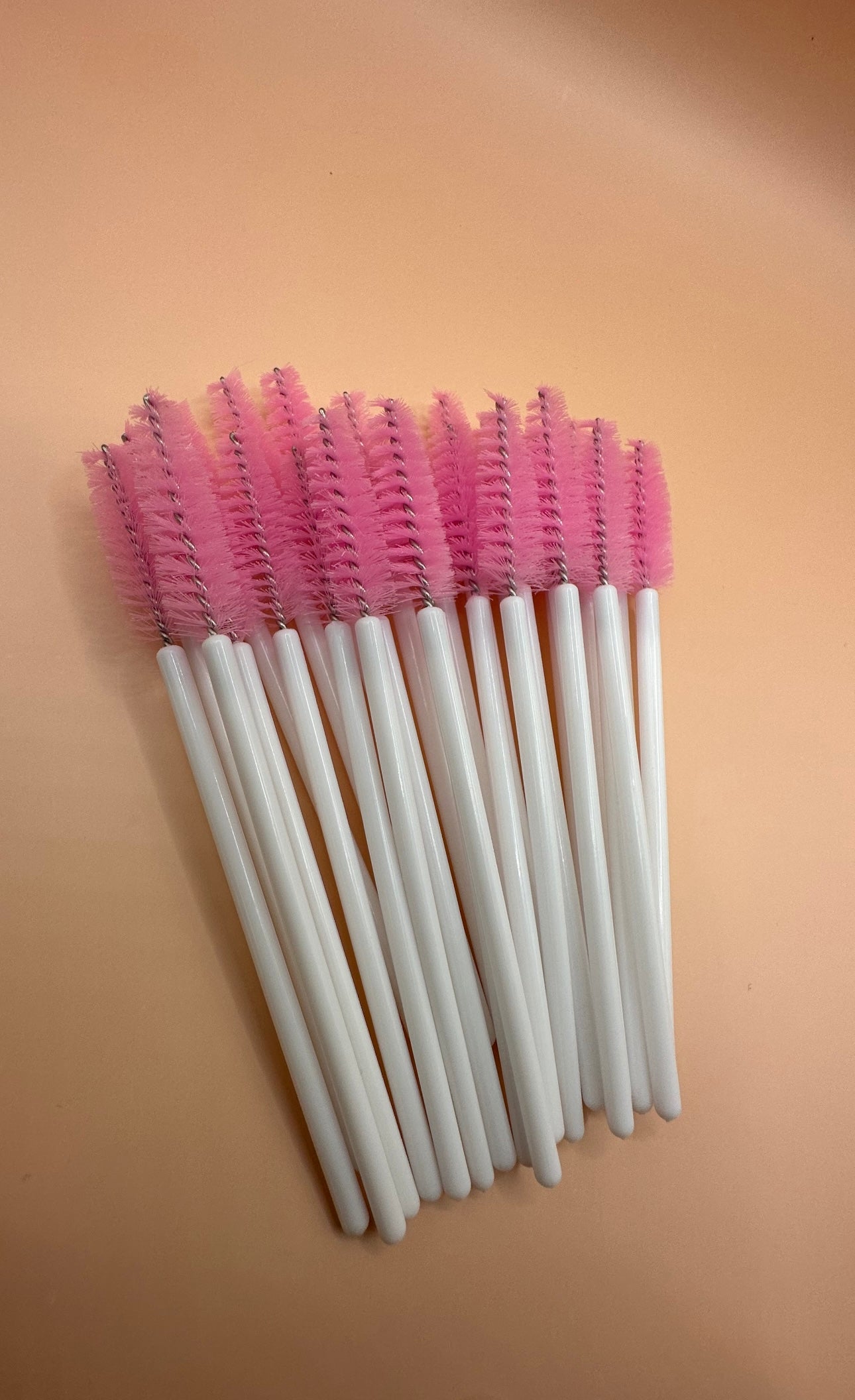 Pink Bristle Mascara Wands